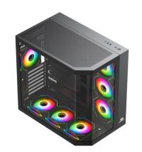 POWERBOOST PBA4375B-750W 80+ BRONZE 7*12cm ARGB Fanlı USB 3.0 Seaview Gaming Siyah Kasa